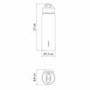 Ver imagem 4 de Garrafa Térmica Tramontina 650ml Lilás com Canudo Squeeze Aço Parede Dupla Gelado