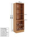 Ver imagem 5 de Cozinha Modulada 4 Peças com Armários, Balcão e Torre Quente Aroeira CabeCasa MadeiraOriginals