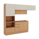 Ver imagem 3 de Cozinha Modulada 4 Peças com Armários, Balcão e Torre Quente Aroeira CabeCasa MadeiraOriginals