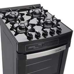 Fogão 4 Bocas Piacere Vetro Plus Automático Mueller Bivolt - 4 Fogão 4 Bocas Piacere Vetro Plus Automático Mueller Bivolt - 4