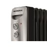Aquecedor a Óleo Mondial 1500w - Preto e Prata - 127v - A-06 - 4