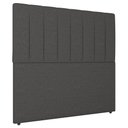 Ver imagem 2 de Cabeceira Cama Box Casal Ivana 140cm Linho Cinza - Abmaza