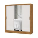 Ver imagem 2 de Guarda Roupa Casal 3 Portas com Espelho 3 Gavetas Santiago Plus Carioca Móveis