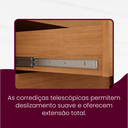Ver imagem 6 de Guarda-Roupa Casal 6 Portas 6 Gavetas Conquista Branco/Imbuia/Off White
