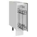 Ver imagem 2 de Balcão Porta-temperos 20cm 1 Porta (sem Tampo) Branco Veludo Lux Madesa