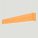 Ver imagem 3 de Lustre Madeira Retangular Linear Led Integrado 98cm -snk 04