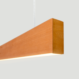 Lustre Madeira Retangular Linear Led Integrado 98cm -snk 04 - 4