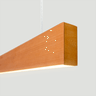 Lustre Madeira Retangular Linear Led Integrado 98cm -snk 04 - 4