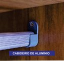 Ver imagem 4 de Módulo Guarda-Roupa 4 Portas 100% MDF Áurea - Arbo Design