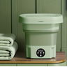 Mini Máquina de Lavar Roupa Dobrável Portátil 6,5 Litros Cor Verde - 2