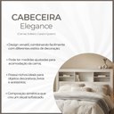 Ver imagem 2 de Cabeceira Elegance Casal em Madeira Maciça com Espaço Organizador Design Moderno Branco