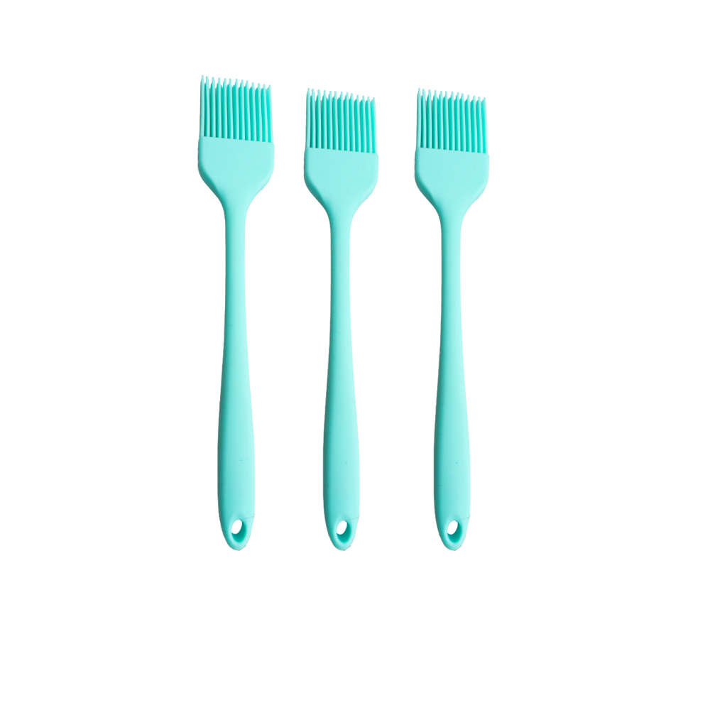 Kit 3 Pincéis Culinários Silicone 21cm Reforçado Antiaderente - 1