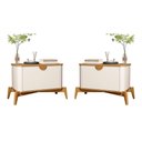 Ver imagem 1 de Jogo Mesa de Cabeceira Liepzig Off White Nature