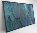 Ver imagem 5 de Quadro Penas Azuis - 90x60 - Vidro Impresso