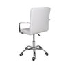Cadeira Escritório Home Office Gomos Branca Confort Diretor Leitura Estofada Base Giratória - 4