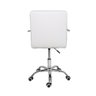 Cadeira Escritório Home Office Gomos Branca Confort Diretor Leitura Estofada Base Giratória - 5
