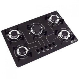 Cooktop 5 Bocas à Gás Automático Clarice Eletrodomésticos - 1 Cooktop 5 Bocas à Gás Automático Clarice Eletrodomésticos - 1