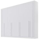 Ver imagem 1 de Guarda Roupa Daymond Casal 8 Portas 8 Gavetas D Doro Cor Branco