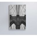 Ver imagem 7 de Quadro Ponte do Brooklyn Preto e Branco - 40x60 - Tecido Canvas