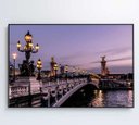 Ver imagem 1 de Quadro Ponte Alexandre Iii Paris - 120x80 - Vidro Impresso