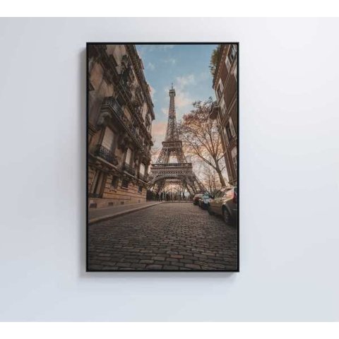 Quadro Torre Eiffel - 80x120 - Vidro Impresso