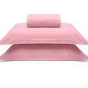 Ver imagem 2 de Jogo de Cama Buettner Solteiro King Malha Liso 2 Peças Image Rose