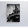 QUADRO TORRE EIFFEL PRETO E BRANCO - 60x90 - Adesivo fotográfico - 5