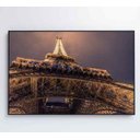 Ver imagem 1 de Quadro Torre Eiffel Iluminada - 90x60 - Adesivo Fotográfico
