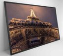 Ver mais imagens de Quadro Torre Eiffel Iluminada - 120x80 - Tecido Canvas