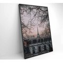 Ver imagem 2 de Quadro Torre Eiffel Neblina - 40x60 - Vidro Impresso