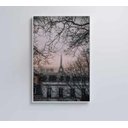 Ver imagem 5 de Quadro Torre Eiffel Neblina - 40x60 - Vidro Impresso