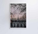 Ver imagem 3 de Quadro Torre Eiffel Neblina - 80x120 - Vidro Impresso