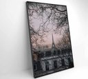 Ver imagem 2 de Quadro Torre Eiffel Neblina - 80x120 - Vidro Impresso