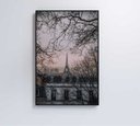 Ver imagem 1 de Quadro Torre Eiffel Neblina - 80x120 - Vidro Impresso