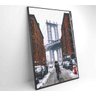 QUADRO PONTE DO BROOKLYN NEVE - 40x60 - Tecido Canvas - 4