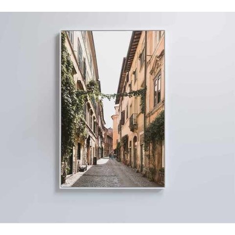 Quadro Rua Estreita - 40x60 - Adesivo Fotográfico