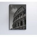 Ver imagem 1 de Quadro Coliseu Preto e Branco - 40x60 - Adesivo Fotográfico