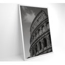 Ver imagem 4 de Quadro Coliseu Preto e Branco - 40x60 - Adesivo Fotográfico