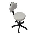 Ver imagem 2 de Cadeira Secretaria Mocho Podóloga Estética - para Dentista,manicure, Tatuador, Corano Branco