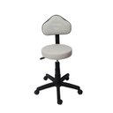 Ver imagem 1 de Cadeira Secretaria Mocho Podóloga Estética - para Dentista,manicure, Tatuador, Corano Branco