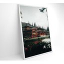 Ver imagem 4 de Quadro Templo Japonês - 40x60 - Adesivo Fotográfico