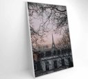 Ver imagem 6 de Quadro Torre Eiffel Neblina - 80x120 - Tecido Canvas