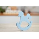 Ver imagem 2 de Cavalo Decoração Quarto Infantil Bancada Nicho Prateleira Bebê Meninos Aplique Tema Fazenda