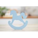 Ver imagem 1 de Cavalo Decoração Quarto Infantil Bancada Nicho Prateleira Bebê Meninos Aplique Tema Fazenda