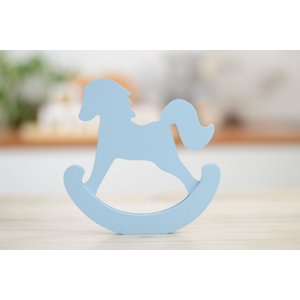 Cavalo Decoração Quarto Infantil Bancada Nicho Prateleira Bebê Meninos Aplique Tema Fazenda