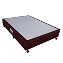 Ver imagem 1 de Base para Box Casal Poli 1,38x1,88x0,27 metros em madeira Cor Marrom Castor