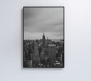 Ver imagem 1 de Quadro Empire State Preto e Branco - 60x90 - Vidro Impresso