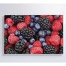 QUADRO FRUTAS VERMELHAS - 90x60 - Adesivo fotográfico - 1