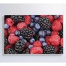 Quadro Frutas Vermelhas - 90x60 - Adesivo Fotográfico - 1