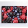 Quadro Frutas Vermelhas - 90x60 - Adesivo Fotográfico - 8